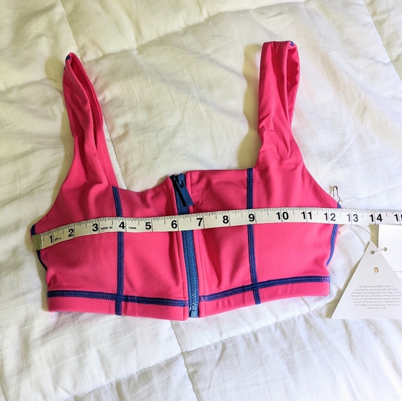 BuffBunny | Dive Zip Sports Bra Miami Vice/H2O - Picture 11 of 12